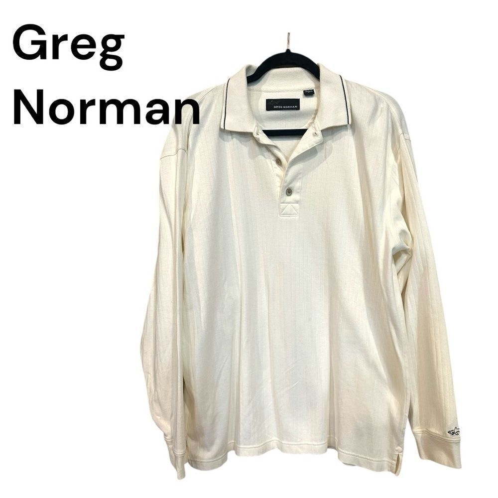 Greg Norman Collection Men's White Polo Shirt